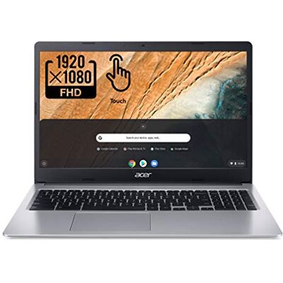 Acer Chromebook 315 2022 15,6 inch Full HD 1080p IPS touchscreen PC, Intel Celeron N4020 dual-core processor, 4 GB DDR4 RAM, 64 GB eMMC, webcam, wifi, 12 uur levensduur Acer Chromebook 315 2022 15,6 inch Full HD 1080p IPS touchscreen PC, Intel Celeron N4020 dual-core processor, 4 GB DDR4 RAM, 64 GB eMMC, webcam, wifi, 12 uur levensduur