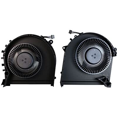 Power4Laptops Version 12 Volt GeForce RTX2080 Graphique Ventilateur de remplacement pour ordinateurs portables (Paire) Compatible avec HP Omen 17-cb0004ur Power4Laptops Version 12 Volt GeForce RTX2080 Graphique Ventilateur de remplacement pour ordinateurs portables (Paire) Compatible avec HP Omen 17-cb0004ur