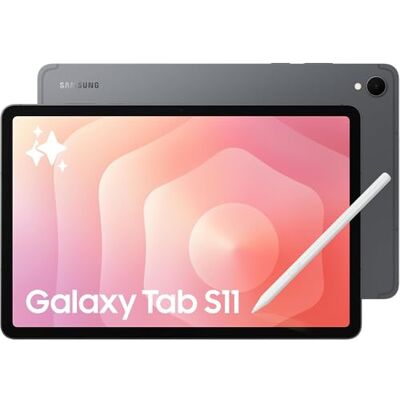 Samsung Galaxy Tab S11, 27,9 cm (11 inch), 2560 x 1600 pixels, 128 GB, 12 GB, 471 g, grijs Samsung Galaxy Tab S11, 27,9 cm (11 inch), 2560 x 1600 pixels, 128 GB, 12 GB, 471 g, grijs