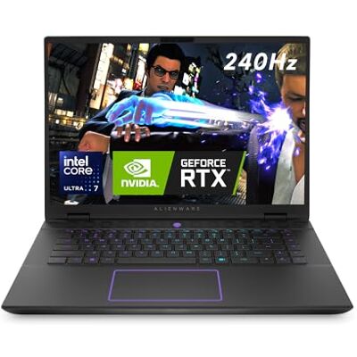 Alienware m16 R2 Gaming laptop, 16 inch, QHD+ 240 Hz, Intel Core Ultra 7 Series 1, 16 GB RAM, 1 TB SSD, NVIDIA GeForce RTX 4060, Windows 11 Home, Duits AlienFX-toetsenbord, maan metallic Alienware m16 R2 Gaming laptop, 16 inch, QHD+ 240 Hz, Intel Core Ultra 7 Series 1, 16 GB RAM, 1 TB SSD, NVIDIA GeForce RTX 4060, Windows 11 Home, Duits AlienFX-toetsenbord, maan metallic