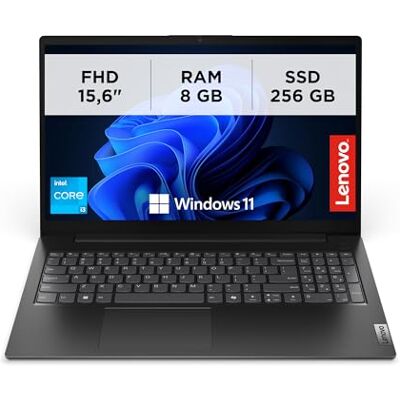 Lenovo V15 G5 IRL Ordinateur portable professionnel 15,6" Full HD avec processeurs Intel i3, 8 Go de RAM DDR5 et 256 Go de mémoire SSD, Windows 11 Pro Noir Lenovo V15 G5 IRL Ordinateur portable professionnel 15,6" Full HD avec processeurs Intel i3, 8 Go de RAM DDR5 et 256 Go de mémoire SSD, Windows 11 Pro Noir