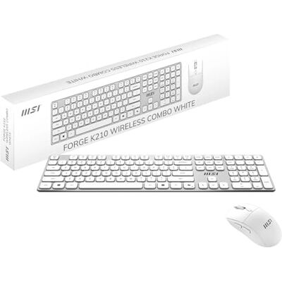 MSI FORGE K210 W COMBO BLANC DE MSI FORGE K210 W COMBO BLANC DE