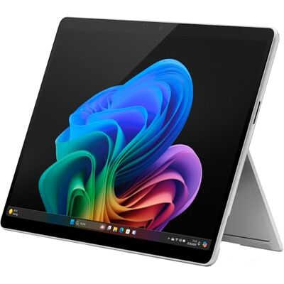Microsoft Surface Pro Copilot+ PC 12 inch LCD-touchscreen Snapdragon X Plus 16 GB RAM 256 GB SSD Nieuwste model, 1e editie platina Microsoft Surface Pro Copilot+ PC 12 inch LCD-touchscreen Snapdragon X Plus 16 GB RAM 256 GB SSD Nieuwste model, 1e editie platina