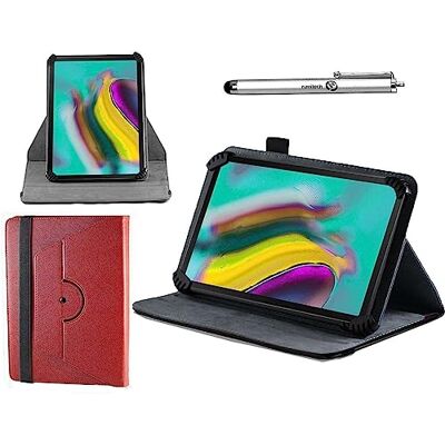Navitech Housse étui rouge avec support rotatif 360° & stylet compatible avec TCL TAB 8 Wi-Fi Android Tablette 8 pouces Navitech Housse étui rouge avec support rotatif 360° & stylet compatible avec TCL TAB 8 Wi-Fi Android Tablette 8 pouces