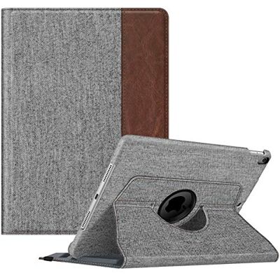 FINTIE Draaibare hoes voor iPad Air 3e generatie 2019 / Pro 10,5 inch 2017 360° draaibare hoes met geïntegreerde penhouder, automatische slaap-/wekhoes, denim grijs FINTIE Draaibare hoes voor iPad Air 3e generatie 2019 / Pro 10,5 inch 2017 360° draaibare hoes met geïntegreerde penhouder, automatische slaap-/wekhoes, denim grijs