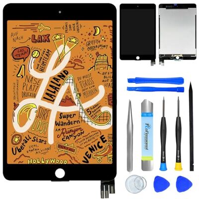 NB+ Vervanging iPad Mini 5 LCD Touchscreen voor Apple iPad Mini 2019 7,9 inch 5e generatie LCD-scherm digitizer glazen frontpaneel met gereedschap (zwart) NB+ Vervanging iPad Mini 5 LCD Touchscreen voor Apple iPad Mini 2019 7,9 inch 5e generatie LCD-scherm digitizer glazen frontpaneel met gereedschap (zwart)