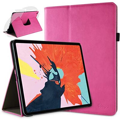 doupi Deluxe iPad Pro 11 inch (2018) 360 graden draaibaar, roze doupi Deluxe iPad Pro 11 inch (2018) 360 graden draaibaar, roze