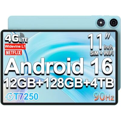 TECLAST P50 Tablet Android 16 11 inch Gemini AI Display 90Hz T7250 Octa Core Gaming, 4G LTE Dual SIM + 5G WiFi, tablets met stylus + hoes, 12GB RAM + 128GB ROM (5TB TF), Widevine L1/7000mAh/GMS/GPS TECLAST P50 Tablet Android 16 11 inch Gemini AI Display 90Hz T7250 Octa Core Gaming, 4G LTE Dual SIM + 5G WiFi, tablets met stylus + hoes, 12GB RAM + 128GB ROM (5TB TF), Widevine L1/7000mAh/GMS/GPS