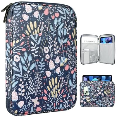 TiMOVO 9-11 inch tablettas met zak, kleurrijke bloem Geschikt voor iPad 11 inch A16 2025, iPad 10,9 inch/10,2 inch, Air 11 inch 5e/4e generatie, Galaxy Tab A9+/A11 Plus 11 inch TiMOVO 9-11 inch tablettas met zak, kleurrijke bloem Geschikt voor iPad 11 inch A16 2025, iPad 10,9 inch/10,2 inch, Air 11 inch 5e/4e generatie, Galaxy Tab A9+/A11 Plus 11 inch