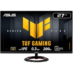 Asus TUF Gaming VG279Q5R Gaming Monitor 27 inch, Full HD Fast IPS (1920 x 1080), 0,3 ms (GTG) reactietijd, 200 Hz, Extreme Low Motion Blur technologie, twee luidsprekers, DisplayWidget Center, zwart Asus TUF Gaming VG279Q5R Gaming Monitor 27 inch, Full HD Fast IPS (1920 x 1080), 0,3 ms (GTG) reactietijd, 200 Hz, Extreme Low Motion Blur technologie, twee luidsprekers, DisplayWidget Center, zwart