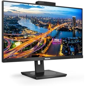 Philips 243B1JH 24 inch FHD USB-C docking-monitor, webcam, in hoogte verstelbaar (1920 x 1080, 75 Hz, HDMI, DisplayPort, USB-C, RJ45, USB-hub) zwart Philips 243B1JH 24 inch FHD USB-C docking-monitor, webcam, in hoogte verstelbaar (1920 x 1080, 75 Hz, HDMI, DisplayPort, USB-C, RJ45, USB-hub) zwart
