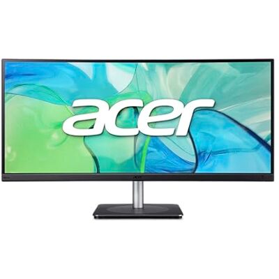 Acer CB343CUR 86,4 cm (34") 3440 x 1440 Pixels UltraWide Quad HD LED Zwart, Zilver Acer CB343CUR 86,4 cm (34") 3440 x 1440 Pixels UltraWide Quad HD LED Zwart, Zilver