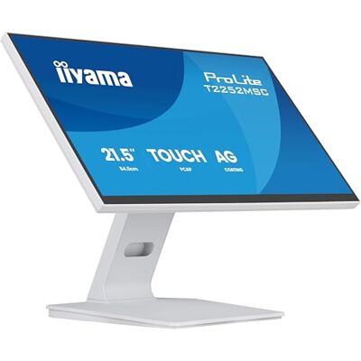 IIYAMA Prolite T2252MSC-W2AG 54,6 cm 21,5 inch (21,5 inch), Full HD 10-punts IPS multitouch, capacitieve multitouch, DeepContrast PCAP+ HDMI DP USB3.2 7H, antiverblinding, anti-vingerafdruk, wit IIYAMA Prolite T2252MSC-W2AG 54,6 cm 21,5 inch (21,5 inch), Full HD 10-punts IPS multitouch, capacitieve multitouch, DeepContrast PCAP+ HDMI DP USB3.2 7H, antiverblinding, anti-vingerafdruk, wit