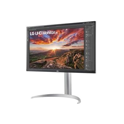 LG , 27 inch Ultra UHD 4K monitor, 68,4 cm, 16:9, Super Resolution, 3840 x 2160, 60Hz, 5ms, HDR10, AMD FreeSync, DCI-P3 95%, DisplayHD 400, 27UP850K-W.AEU wit en zwart LG , 27 inch Ultra UHD 4K monitor, 68,4 cm, 16:9, Super Resolution, 3840 x 2160, 60Hz, 5ms, HDR10, AMD FreeSync, DCI-P3 95%, DisplayHD 400, 27UP850K-W.AEU wit en zwart