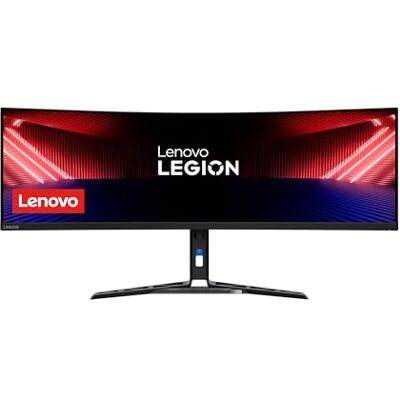 Lenovo Legion R45w-30 Gaming Monitor 44,5 inch DQHD (VA Panel, 165Hz, 1ms MPRT, HDMI+DP+USB-C, FreeSync Premium Pro, HDR4000, luidsprekers) instelling in kantel/draaien/hoogte zwart Lenovo Legion R45w-30 Gaming Monitor 44,5 inch DQHD (VA Panel, 165Hz, 1ms MPRT, HDMI+DP+USB-C, FreeSync Premium Pro, HDR4000, luidsprekers) instelling in kantel/draaien/hoogte zwart