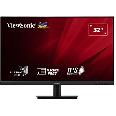 ViewSonic VA3209-2K-MHD 80 cm (32 inch) desktopmonitor (QHD, IPS, HDMI, DisplayPort, VGA, Eye-Care, Eco-modus) zwart ViewSonic VA3209-2K-MHD 80 cm (32 inch) desktopmonitor (QHD, IPS, HDMI, DisplayPort, VGA, Eye-Care, Eco-modus) zwart