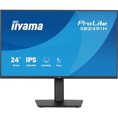 IIYAMA Prolite XB2491H-B1 LED IPS-monitor 60,5 cm 24 inch Full HD 120Hz HDMI DP hoogteverstelling draaibaar Slim-Line Adaptive Sync energieklasse C zwart IIYAMA Prolite XB2491H-B1 LED IPS-monitor 60,5 cm 24 inch Full HD 120Hz HDMI DP hoogteverstelling draaibaar Slim-Line Adaptive Sync energieklasse C zwart