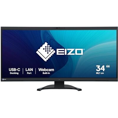 Eizo FlexScan met FlexStand LED-monitor gebogen 86,4 cm 34 inch 34,1 inch zichtbaar 3440 x 1440 UWQHD IPS 300 cd/m² 1000:1 5 ms 2 x HDMI DisplayPort USB-C luidspreker zwart Eizo FlexScan met FlexStand LED-monitor gebogen 86,4 cm 34 inch 34,1 inch zichtbaar 3440 x 1440 UWQHD IPS 300 cd/m² 1000:1 5 ms 2 x HDMI DisplayPort USB-C luidspreker zwart
