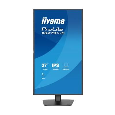IIYAMA Prolite XB2791HS-B1 LED IPS-monitor 68,6 cm 27 inch Full HD 120Hz HDMI DP Slim-Line hoogteverstelling draaibaar adaptieve synchronisatie energieklasse C zwart IIYAMA Prolite XB2791HS-B1 LED IPS-monitor 68,6 cm 27 inch Full HD 120Hz HDMI DP Slim-Line hoogteverstelling draaibaar adaptieve synchronisatie energieklasse C zwart