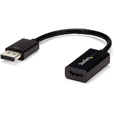 StarTech .com DP2HD4KS DisplayPort naar HDMI-adapter actieve videoconverter DP naar HDMI 4K 30Hz DP naar HDMI-adapter voor monitor/tv/display Ultra HD DP 1.2 naar HDMI 1.4 StarTech .com DP2HD4KS DisplayPort naar HDMI-adapter actieve videoconverter DP naar HDMI 4K 30Hz DP naar HDMI-adapter voor monitor/tv/display Ultra HD DP 1.2 naar HDMI 1.4