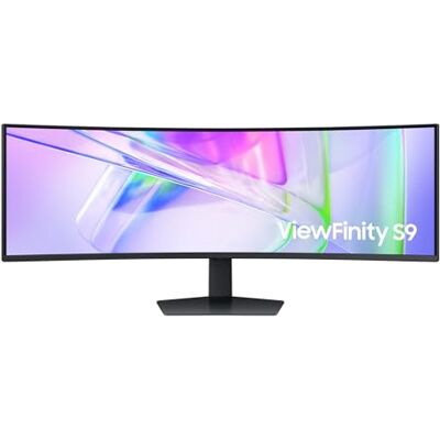 Samsung ViewFinity S95UC 49 inch gebogen display met VA-paneel, 5120 x 1440 pixels, straal 1000R, VESA DisplayHDR 400, KVM-schakelaar, 120 Hz verversingssnelheid, 5 ms reactietijd (G/G) Samsung ViewFinity S95UC 49 inch gebogen display met VA-paneel, 5120 x 1440 pixels, straal 1000R, VESA DisplayHDR 400, KVM-schakelaar, 120 Hz verversingssnelheid, 5 ms reactietijd (G/G)