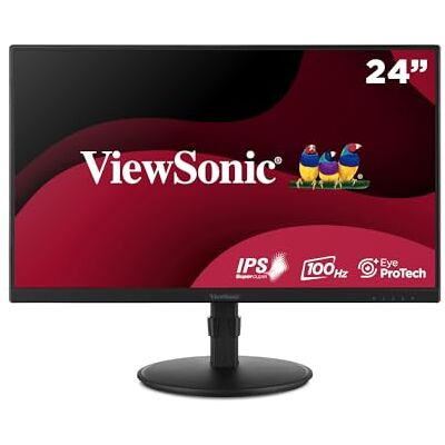 ViewSonic VA2408-HDJ 24 inch IPS Full HD 100Hz ergonomische monitor met VGA, HDMI, DipsplayPort, hoogteverstelling ViewSonic VA2408-HDJ 24 inch IPS Full HD 100Hz ergonomische monitor met VGA, HDMI, DipsplayPort, hoogteverstelling