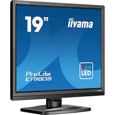 IIYAMA Prolite E1980S-B1 19" LED TN HD Ready 75Hz Altavoces Altura verstelbaar IIYAMA Prolite E1980S-B1 19" LED TN HD Ready 75Hz Altavoces Altura verstelbaar