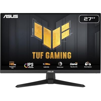Asus TUF Gaming VG279QE5A 27 inch FullHD 165Hz LCD 1ms Altavoces VESA zwart Asus TUF Gaming VG279QE5A 27 inch FullHD 165Hz LCD 1ms Altavoces VESA zwart