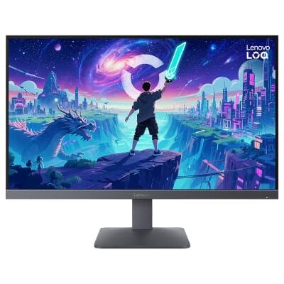 Lenovo LOQ 27Q-10 Gaming Monitor FHD 27 inch (IPS, beeldherhalingssnelheid 180 Hz, 0,5 ms MPRT, 16:9, HDMI 2.1 + DP 1.4, VESA Adaptive Sync, AMD FreeSync, kantelbare houder), maangrijs Lenovo LOQ 27Q-10 Gaming Monitor FHD 27 inch (IPS, beeldherhalingssnelheid 180 Hz, 0,5 ms MPRT, 16:9, HDMI 2.1 + DP 1.4, VESA Adaptive Sync, AMD FreeSync, kantelbare houder), maangrijs