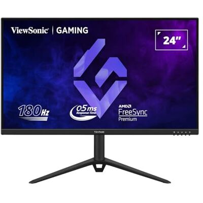 ViewSonic PC-monitor VX Series VX2428J PC platte monitor 61 cm (24 inch) 1920 x 1080 pixels Full HD LED zwart ViewSonic PC-monitor VX Series VX2428J PC platte monitor 61 cm (24 inch) 1920 x 1080 pixels Full HD LED zwart