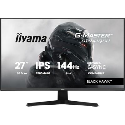 IIYAMA G2741QSU-B1-27, IPS, 2560 x 1440/144 Hz, 1H1DP IIYAMA G2741QSU-B1-27, IPS, 2560 x 1440/144 Hz, 1H1DP