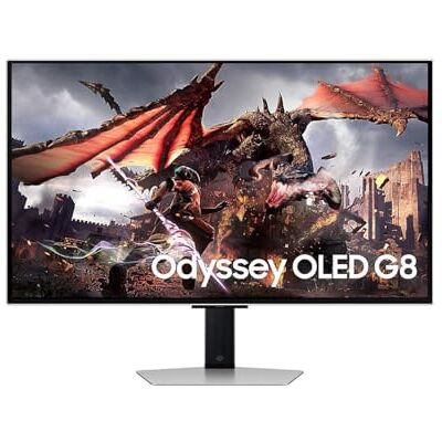 Samsung Odyssey G80SD OLED Gaming Monitor, 32 inch, UHD met OLED-paneel, 3840 x 2160 pixels, 240 Hz verversingssnelheid, 0,03 ms reactietijd (G/G), AMD FreeSync Premium Pro, LS32DG800SUXEN Samsung Odyssey G80SD OLED Gaming Monitor, 32 inch, UHD met OLED-paneel, 3840 x 2160 pixels, 240 Hz verversingssnelheid, 0,03 ms reactietijd (G/G), AMD FreeSync Premium Pro, LS32DG800SUXEN