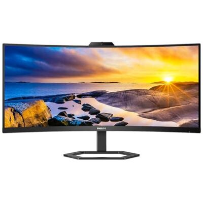 Philips 34E1C5600HE/00 34 inch LED WQHD 100Hz webcam USB-C Curva Philips 34E1C5600HE/00 34 inch LED WQHD 100Hz webcam USB-C Curva