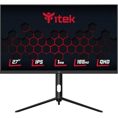 Itek GGF-monitor 27 inch FLAT, QHD 2560x1440, IPS, 165Hz, 16:9, 1ms, 2xHDMI, 2xDP, HDR, HAS, Adaptive Sync Itek GGF-monitor 27 inch FLAT, QHD 2560x1440, IPS, 165Hz, 16:9, 1ms, 2xHDMI, 2xDP, HDR, HAS, Adaptive Sync