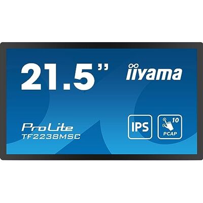 IIYAMA TF2238MSC-B1-21,5 inch, IPS, 1920 x 1080/60 Hz, 1H1DP IIYAMA TF2238MSC-B1-21,5 inch, IPS, 1920 x 1080/60 Hz, 1H1DP