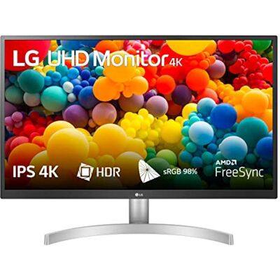 LG 27UL500P Monitor 27 inch UltraHD 4K LED IPS HDR 10, 3840 x 2160, 5ms, AMD FreeSync 60Hz, HDMI 2.0 (HDCP 2.2), Display Port 1.4, AUX, Flicker Safe, wit LG 27UL500P Monitor 27 inch UltraHD 4K LED IPS HDR 10, 3840 x 2160, 5ms, AMD FreeSync 60Hz, HDMI 2.0 (HDCP 2.2), Display Port 1.4, AUX, Flicker Safe, wit