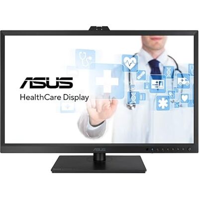 Asus HA3281A HealthCare Monitor 32 inch (31,5), OLED, 8 MP (3840 x 2160), AGLR, Preset DICOM, gemotoriseerde kleurmeter, automatische kalibratie, JND < 10%, USB-C, HDMI, zwart Asus HA3281A HealthCare Monitor 32 inch (31,5), OLED, 8 MP (3840 x 2160), AGLR, Preset DICOM, gemotoriseerde kleurmeter, automatische kalibratie, JND < 10%, USB-C, HDMI, zwart