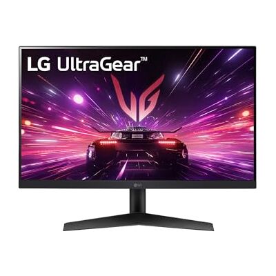 LG 24GS60F-B Ultragear Gaming Monitor, 24 inch, IPS, 1920 x 1080, 16:9, 180Hz, 1ms/G-Sync compatibel/FreeSync/HDR10, niet gebogen, verstelbare helling, zwart LG 24GS60F-B Ultragear Gaming Monitor, 24 inch, IPS, 1920 x 1080, 16:9, 180Hz, 1ms/G-Sync compatibel/FreeSync/HDR10, niet gebogen, verstelbare helling, zwart