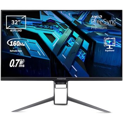 Acer Gaming Predator XB323KRV 31,5 inch LED IPS UltraHD 4K 160Hz FreeSync Premium Pro 0,7ms USB-C Acer Gaming Predator XB323KRV 31,5 inch LED IPS UltraHD 4K 160Hz FreeSync Premium Pro 0,7ms USB-C