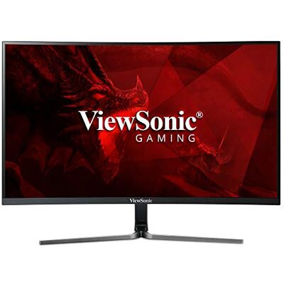ViewSonic Vx2458-C-Mhd 60 Cm (24 Inch) Curved Gaming Monitor (Full-Hd, Freesync, 1Ms, 144 Hz, Hdmi, Dp, Lage Ingang, Zwart ViewSonic Vx2458-C-Mhd 60 Cm (24 Inch) Curved Gaming Monitor (Full-Hd, Freesync, 1Ms, 144 Hz, Hdmi, Dp, Lage Ingang, Zwart