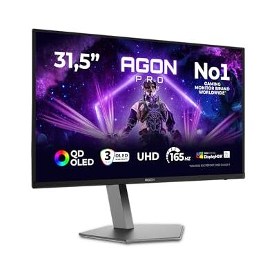 AOC Monitor 31,5 inch Agon 4K *AG326UD* QD-OLED UHD 4K 165Hz 1ms HP/2*HDMI/3*USB AOC Monitor 31,5 inch Agon 4K *AG326UD* QD-OLED UHD 4K 165Hz 1ms HP/2*HDMI/3*USB