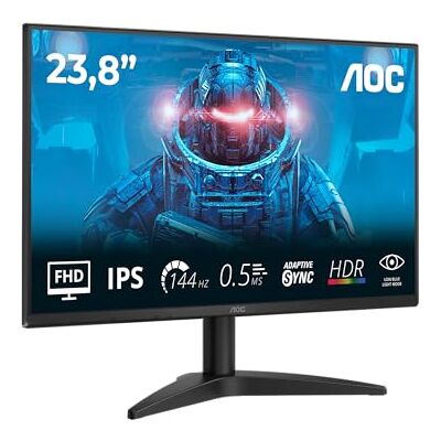 AOC 24B36X 24 inch FHD gaming monitor, 144 Hz, IPS, MPRT 0,5 ms, adaptieve synchronisatie, HDR10 (1920 x 1080, HDMI 1x1.4, DP 1x1.4) zwart AOC 24B36X 24 inch FHD gaming monitor, 144 Hz, IPS, MPRT 0,5 ms, adaptieve synchronisatie, HDR10 (1920 x 1080, HDMI 1x1.4, DP 1x1.4) zwart