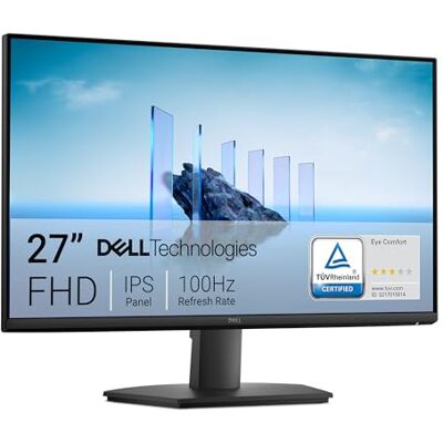 Dell 27 pc-monitor – SE2725HM, Full HD (1920 x 1080), 100 Hz, IPS, 5 ms, VESA (100 x 100 mm), HDMI, VGA, zwart Dell 27 pc-monitor – SE2725HM, Full HD (1920 x 1080), 100 Hz, IPS, 5 ms, VESA (100 x 100 mm), HDMI, VGA, zwart