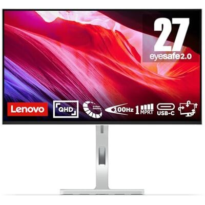 Lenovo L27h-4A 27 inch QHD-monitor 2560 x 1440 100Hz 350 nits 1ms reactietijd IPS-paneel USB-C USB-A HDMI DisplayPort VESA MediaSync geïntegreerde luidspreker antireflectie Lenovo L27h-4A 27 inch QHD-monitor 2560 x 1440 100Hz 350 nits 1ms reactietijd IPS-paneel USB-C USB-A HDMI DisplayPort VESA MediaSync geïntegreerde luidspreker antireflectie