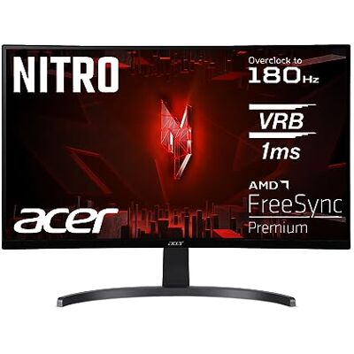 Acer Nitro ED273 S3 Gaming Monitor 27" Full HD, 180Hz, 1ms (VRB), 1x HDMI 2.0, 1x HDMI 1.4, 1x DP 1.2, AMD FreeSync Premium Acer Nitro ED273 S3 Gaming Monitor 27" Full HD, 180Hz, 1ms (VRB), 1x HDMI 2.0, 1x HDMI 1.4, 1x DP 1.2, AMD FreeSync Premium