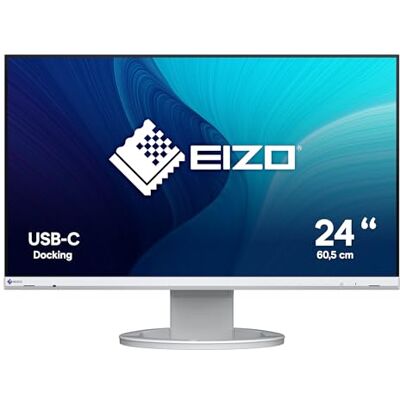 Eizo FlexScan EV2480-WT HDMI monitor USB 3.1 type C DisplayPort reactietijd 5ms resolutie 1920 x 1080 wit Eizo FlexScan EV2480-WT HDMI monitor USB 3.1 type C DisplayPort reactietijd 5ms resolutie 1920 x 1080 wit
