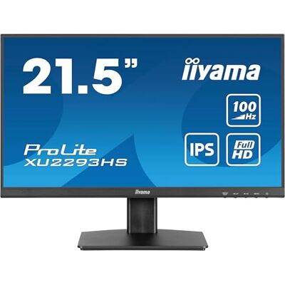 IIYAMA Prolite XU2293HS-B6 54,5 cm 21,5 inch Full HD 100Hz HDMI DP Slim-Line AdaptiveSync zwart IIYAMA Prolite XU2293HS-B6 54,5 cm 21,5 inch Full HD 100Hz HDMI DP Slim-Line AdaptiveSync zwart