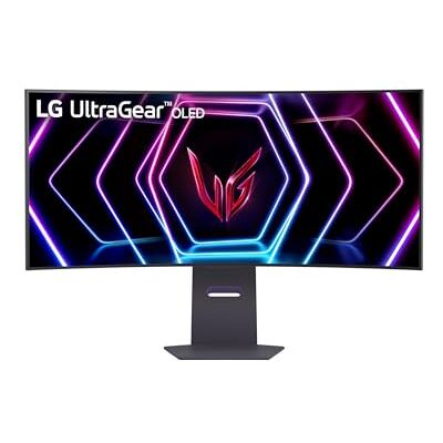 LG 39GS95QE-B Ultragear Gaming OLED-monitor, 39 inch, gebogen, WQHD, 240 Hz, 0,03 ms, optimale kromming, professionele keuze, MLA+ technologie, 21:9, zwart LG 39GS95QE-B Ultragear Gaming OLED-monitor, 39 inch, gebogen, WQHD, 240 Hz, 0,03 ms, optimale kromming, professionele keuze, MLA+ technologie, 21:9, zwart