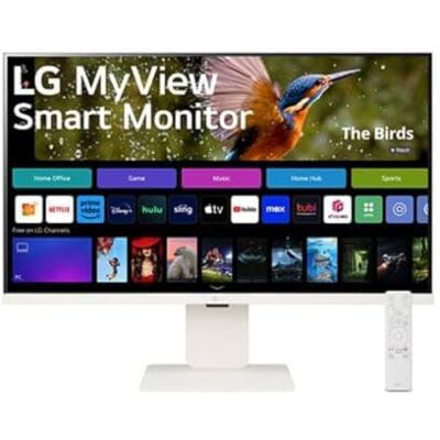 LG 32SR83U-W MyView Smart Monitor, 32 inch, 3840 x 2160 (Ultra HD 4K), IPS-paneel, WebOS 23, ThinQ App, wit LG 32SR83U-W MyView Smart Monitor, 32 inch, 3840 x 2160 (Ultra HD 4K), IPS-paneel, WebOS 23, ThinQ App, wit