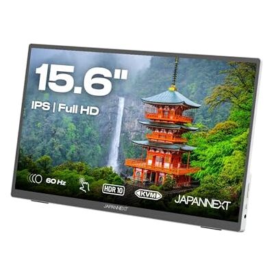 Japannext Draagbaar touchscreen 15,6 inch IPS Full HD (1920 x 1080) HDR geïntegreerde luidsprekers HDMI (x1) USB-C (x2) jackstekker (x1) G-Sync/FreeSync JN-MD-i156FHDR-T Japannext Draagbaar touchscreen 15,6 inch IPS Full HD (1920 x 1080) HDR geïntegreerde luidsprekers HDMI (x1) USB-C (x2) jackstekker (x1) G-Sync/FreeSync JN-MD-i156FHDR-T